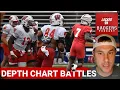 Wisconsin Badgers football depth chart battles Does Chris Brooks Jr and Cade Yacamelli play