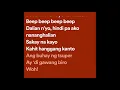 Juan Dela Cruz Band - Beep Beep (Lyrics)