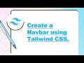 How to create Nav Bar using Tailwind CSS