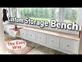 Shoe Storage Bench Built In Bench