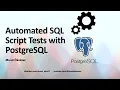 Automated SQL Script Tests with PostgreSQL and Docker