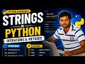 Strings in Python Programming Operations Methods Explained Telugu