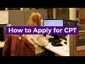 How to apply for CPT