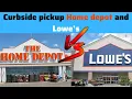 Online order and curbside pickup experience home depot vs lowe s lockdown period 2021