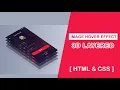 3D Layered Image Hover Effect Using CSS - CSS 3D Layered