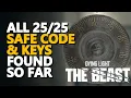 All Safe Codes and Keys Found Dying Light The Beast