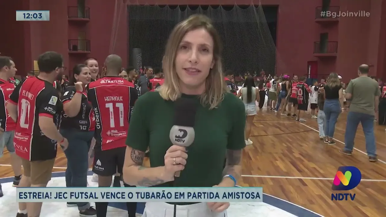 Estreia! JEC Futsal vence Tubarão em partida amistosa