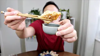 Wait 'till you hear that CRUNCH...Crispy Pork Gyoza | #WithMe #AtHome | Marion's Kitchen. 