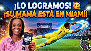 ¡LO LOGRAMOS! La mamá de Vozinha ya está en Miami para el partido 🥺⚽️