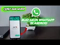 Download Lagu CARA MEMBUAT AKUN WHATSAPP DI HP ANDROID PAKAI NOMOR BARU UNTUK PEMULA 2023