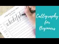 Calligraphy for Beginners Learn the Basics