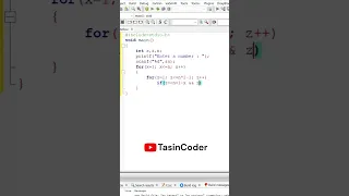 Star Pattern 6 Program in C Language Tasincoder