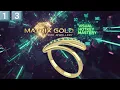 Matrix Gold Bypass Ring Rail Gem on Curve for Creating a Split Shank Gemstone Ring