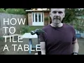 REFURBISHING A TABLE
