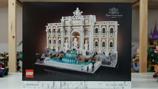 LEGO Architecture 21062 Trevi Fountain - LEGO Speed Build Review