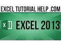 Excel 2013 Tutorial - Quick Analysis New Feature