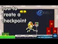 How to create a checkpoint GDevelop 5