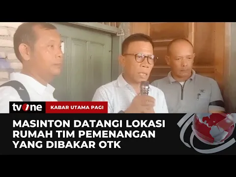 Rumah Anggota Tim Pemenangan Cabup Masinton-Mahmud Dibakar OTK