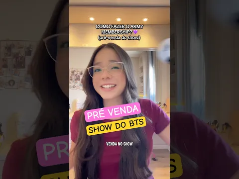 PRÉ VENDA SHOW DO BTS #showbts #shorts #kpop