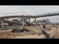 Snelle voortgang van de renovatie van de Ofankor-weg | Aanleg van de voetgangersbrug en de buiten...