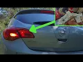 opel astra IV j hatchback hb wymiana zarowki tylna klapa bagaznika change light auto car tailg