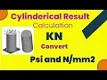 How we convert kn to psi how we convert psi to convert kg to psi