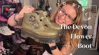 Style the Dr marten Devon Flower w me 10 ways