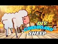 DIY Cardboard Sheep Tutorial