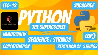 Python - Programming Language The SuperCourse Lec