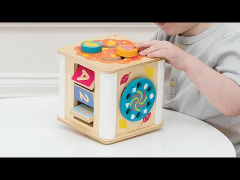 Activity Wooden Cube