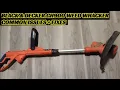 BLACK AND DECKER WEED WHACKER PROBLEMS ISSUES SOLVED