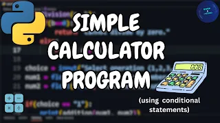 Build A Simple Calculator in Python Using if-else statements Born2Code