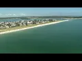 Drone aerial footage of Pine Point Beach in Scarborough Maine