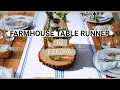 best rustic farmhouse table runner - https pixelfy