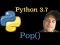 Python 3 7 Pop List Method In Python