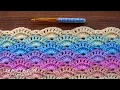 How to Crochet Large Shell Stitch Pattern for a Blanket Scarf and More by Naztazia