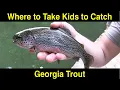 The Best Place to Take Kids Trout Fishing in Georgia