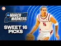 NCAA TOURNAMENT PICKS TODAY SWEET 16 THURSDAY BEST BETS