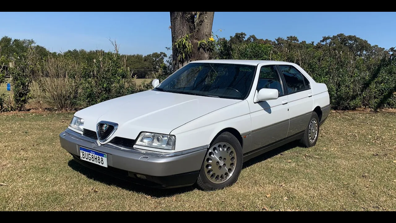 Fiz 50 anos e minha mulher me deu uma Alfa 164 de presente !