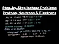 Atomic Structure Isotopes Practice Protons Neutrons Electrons Average Mass