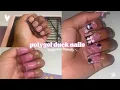 EASY POLYGEL DUCK NAILS beginner friendly SANRIO NAIL DESIGN Kemorah Alexia