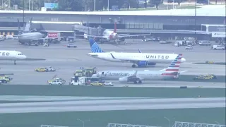 American Airlines flight blows two tires before taking off at Chicago O Hare