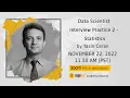 Data Scientist Interview Practice 2 - Statistics