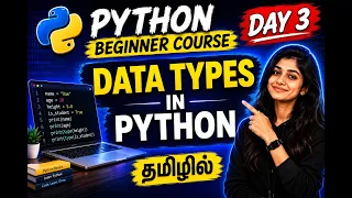 Day 3 Data Types in Python int float str bool list tuple set dict Python Full Course