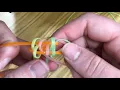 Swirl Boondoggle Keychain