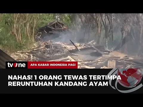 Berawal dari Bakar Sampah, Seorang Warga Tewas Tertimpa Reruntuhan Kandang Ayam