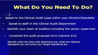 Clinical Audit