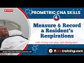 How to Measure and Record Respirations CNA Skills for Prometric Exam