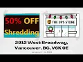 50 OFF Safe Secure Shredding in Vancouver