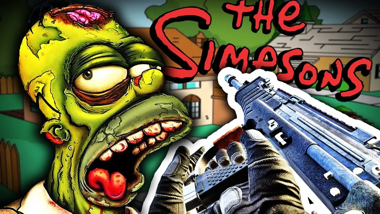 HOMER VIROU ZUMBI!!! - Custom Zombies BO3 The Dome: Simpsons